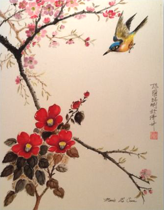 art work painting by Marie Sun, Marie L. Sun, Marie Luo Sun